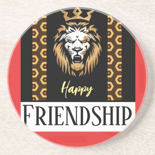 Sandstone Untersetzer Freundschaft Special (Vorne)