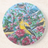 Sandstone Untersetzer Originale handbemalte Kunst (Vorne)