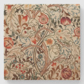Sandstone Untersetzer Vintag William Morris rustik (Vorderseite)