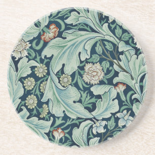 SANDSTONE UNTERSETZER : WILLIAM MORRIS : FLORAL DE