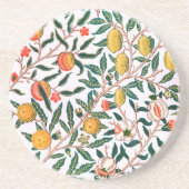 SANDSTONE UNTERSETZER: WILLIAM MORRIS : POMEGRANAT GETRÄNKEUNTERSETZER (Vorne)