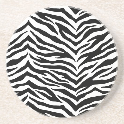 Sandstone Untersetzer Zebra Print (Vorne)