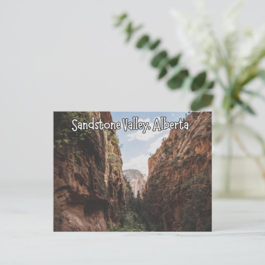Sandstone Valley Alberta Kanada Postkarte (Stehend Vorderseite)
