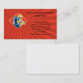 Sandstrahler-Sandstrahlen-Schlauch Retro Visitenkarte (Vorne/Hinten)