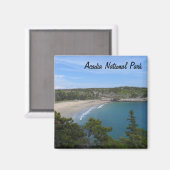 Sandstrand - Acadia Nationalpark Magnet (Vorderseite/Rückseite)