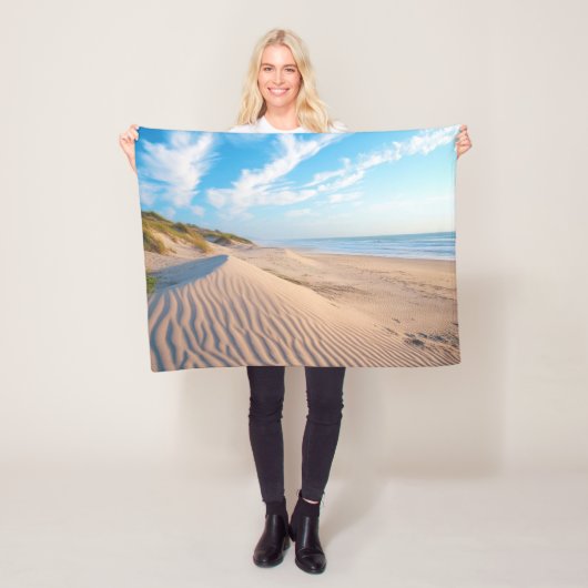 Sandstrand Fleecedecke (Beispiel)