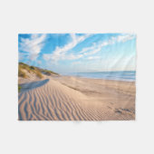 Sandstrand Fleecedecke (Vorderseite (Horizontal))