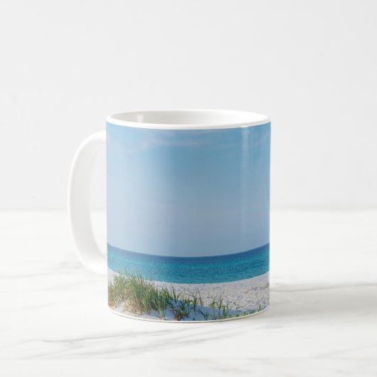 Sandstrand Florida Küste Kaffeetasse (Vorderseite Links)