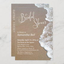 Sandstrand Foto Weiß, Brautparty