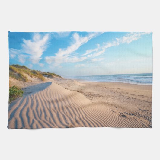 Sandstrand Geschirrtuch (Horizontal)