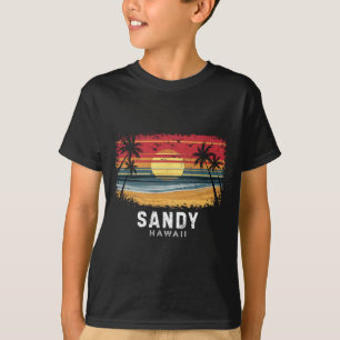 Sandstrand Hawaii Surfbrett Strand T-Shirt
