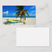 Sandstrand Karibik Mexiko Visitenkarte (Vorne/Hinten)