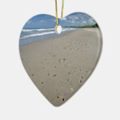 Sandstrand Keramik Ornament (Links)