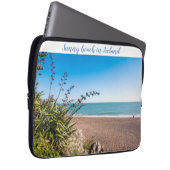 Sandstrand Laptopschutzhülle (Vorne Rechts)