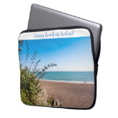 Sandstrand Laptopschutzhülle (Vorderseite Links)
