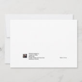 Sandstrand mit Muscheln Einladung (Rückseite)