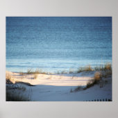 Sandstrand mit Ocean Color 16x20 Poster (Vorne)