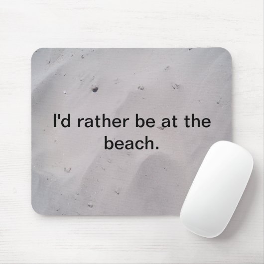Sandstrand Mousepad (Mit Mouse)