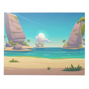 Sandstrand Notizblock