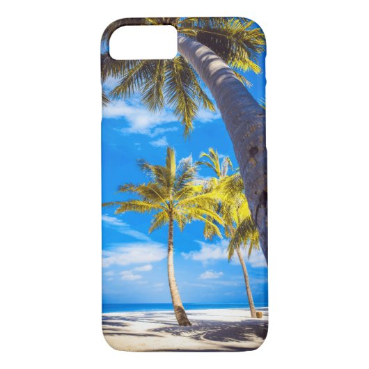 Sandstrand Palm Tree Beach Case-Mate iPhone Hülle (Rückseite)