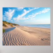 Sandstrand Poster (Vorne)
