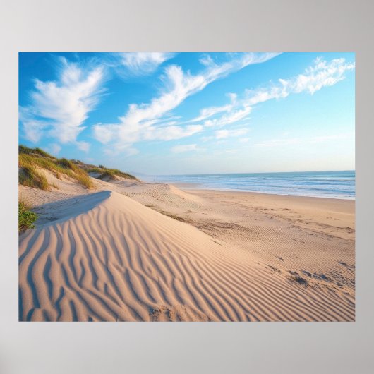 Sandstrand Poster (Vorne)