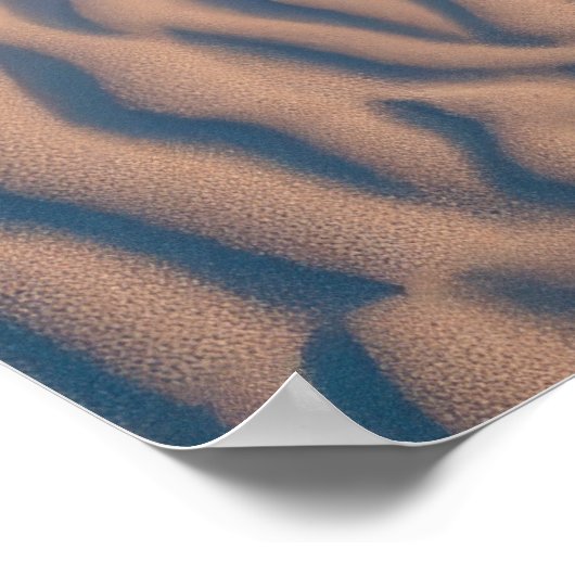Sandstrand Poster (Ecke)