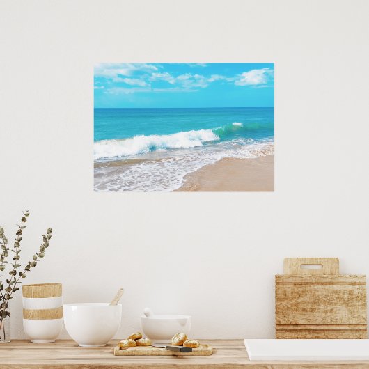 Sandstrand Poster (Küche)