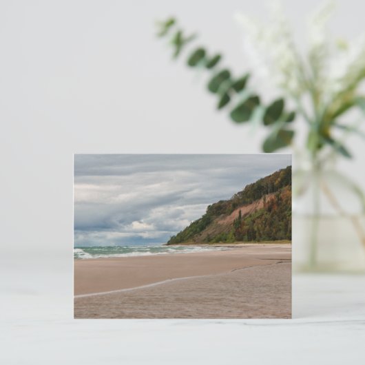 Sandstrand Postkarte (Stehend Vorderseite)