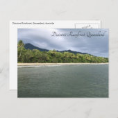 Sandstrand Postkarte (Vorne/Hinten)