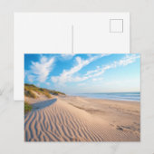 Sandstrand Postkarte (Vorne/Hinten)