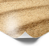 Sandstrand. Sand Textur für den Hintergrund Fotodruck (Ecke)