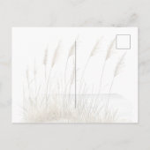 Sandstrand Serenity-Schirm Postkarte (Rückseite)