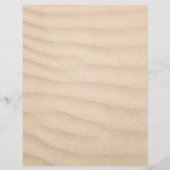 Sandstrand, Tanning Salon Werbung Flyer (Hinten)