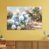 *~* Sandstrand TV2 Hydrangea Art Canvas Print Leinwanddruck (Insitu (Wohnzimmer))