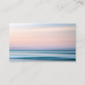 Sandstrand und Hochzeitstisch am Meer Platzkarte (Rückseite)