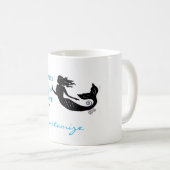 Sandstrand und Meerbusen Kaffeetasse (VorderseiteRechts)