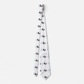 Sandstrand und Meerbusen Krawatte (Rückseite)