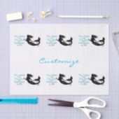 Sandstrand und Meerbusen Seidenpapier (Handwerk)