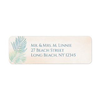 Sandstrand und Palms Beach Hochzeit