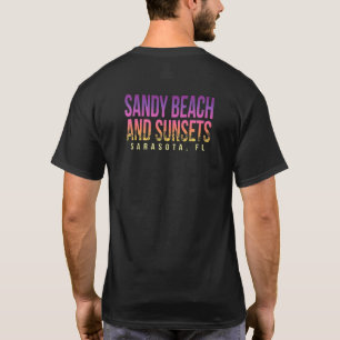 Sandstrand und Sonnenuntergänge Sarasota Sommer Fl T-Shirt