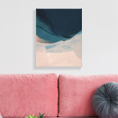 Sandstrand und Wohngestaltung des Meeres Leinwanddruck (Insitu (Wohnzimmer))