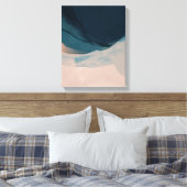 Sandstrand und Wohngestaltung des Meeres Leinwanddruck (Insitu (Schlafzimmer))