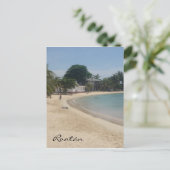 Sandstrand von Roatán Postkarte (Stehend Vorderseite)