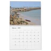 Sandstrände 2027 Kalender (Feb 2027)
