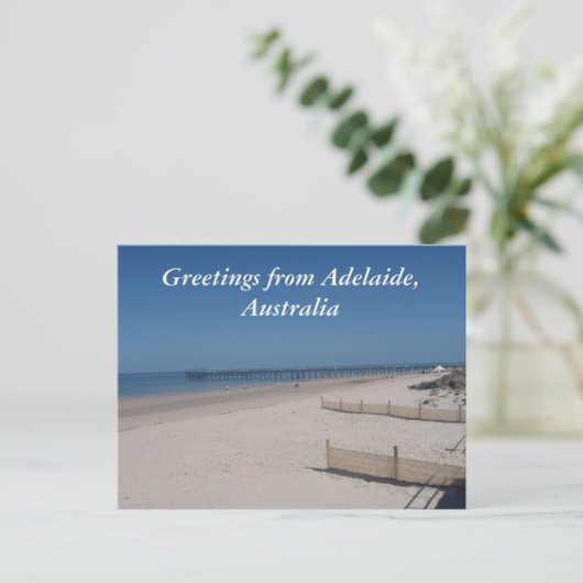 Sandstrände auf Postkarte (Stehend Vorderseite)