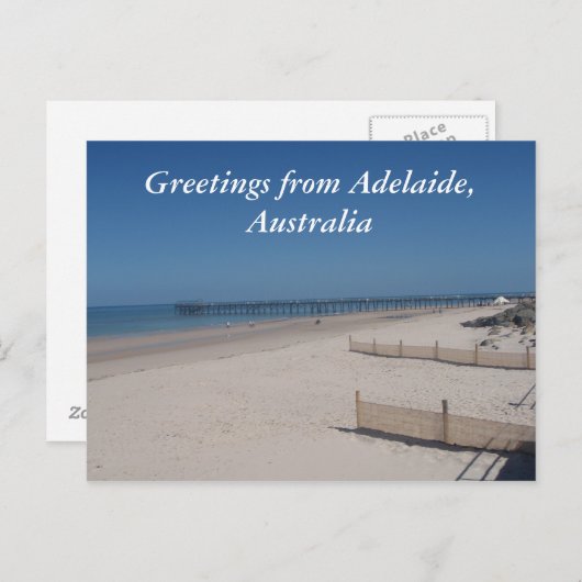 Sandstrände auf Postkarte (Vorne/Hinten)