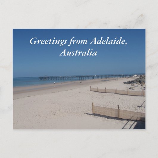 Sandstrände auf Postkarte (Vorderseite)