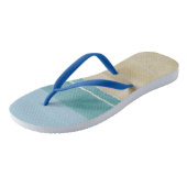 Sandstrände-Meereswellen Flip Flops Badesandalen (Schrägansicht)