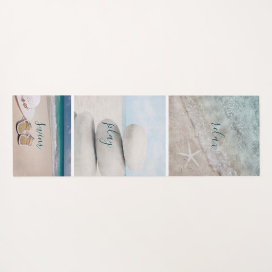 Sandstrände Yogamatte (Rückseite (Horizontal))